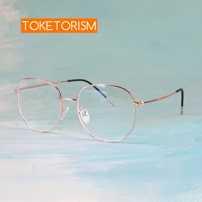 

Toketorism Trends Women's Glasses Blue Light Blocking Eyeglasses For Men Optical Frame For Myopia 1112