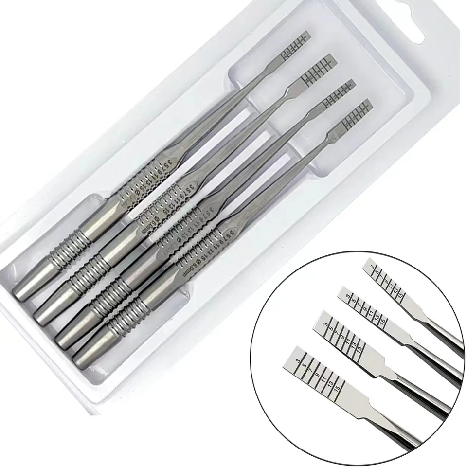 1set Dental Implant Instrument High Quality Stainless Steel Ochsenbein Chisel Tooth Bone Knife Bone Split Grafting Dentist Tools