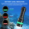 Sofirn SD08 3200lm 範囲 385 メートルダイビング懐中電灯強力な充電式 21700 水中ディープ懐中電灯 360 °   RGBインジケーター 5