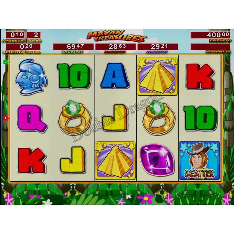 GIGA 40 or 50 in 1 Mutil Gameboard For Slot Game Machine Game Motherboard Support Dual Screen