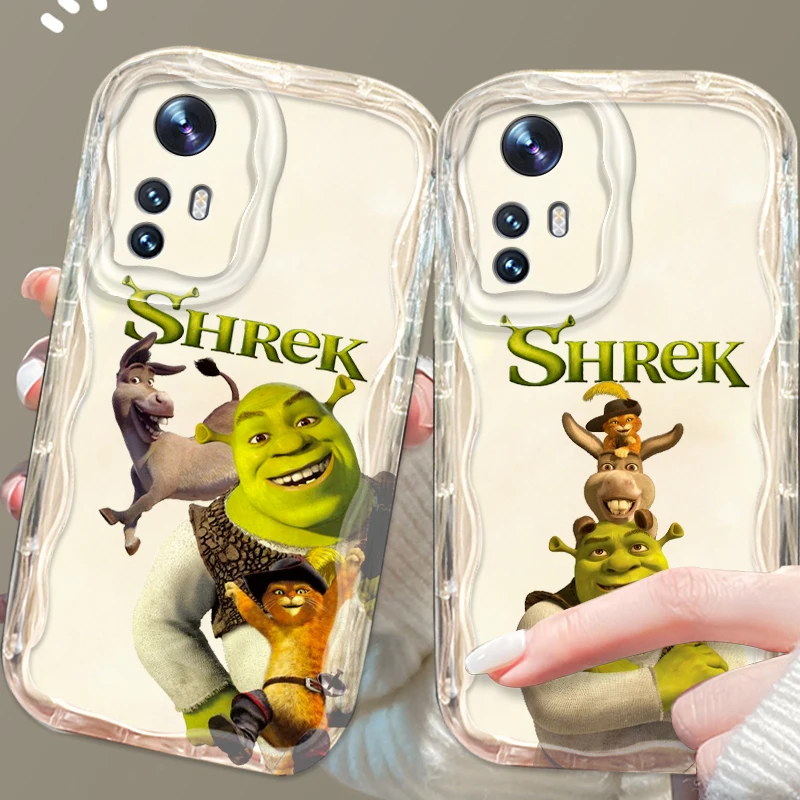 S-Shreks Art Movie Anime For Xiaomi Mi 14 12 12T 11 Lite Poco M6 X6 X5 X4 X3 M3 F4 Pro GT NFC 5G Wave Oil Funda Phone Case