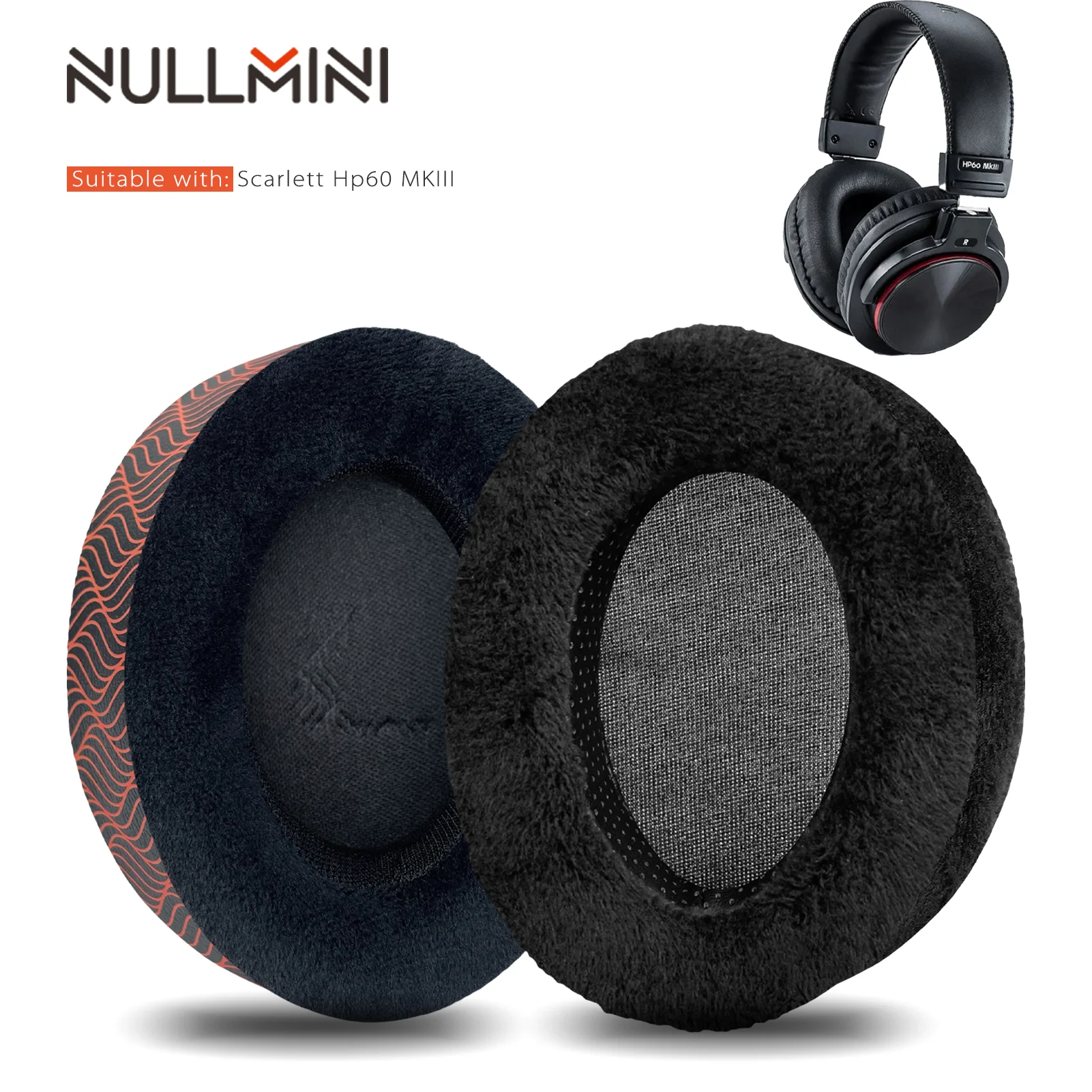 Охлаждающие гелевые подушечки Nullmini для наушников Scarlett Hp60-MKIII, сменные наушники-подушки с рукавами