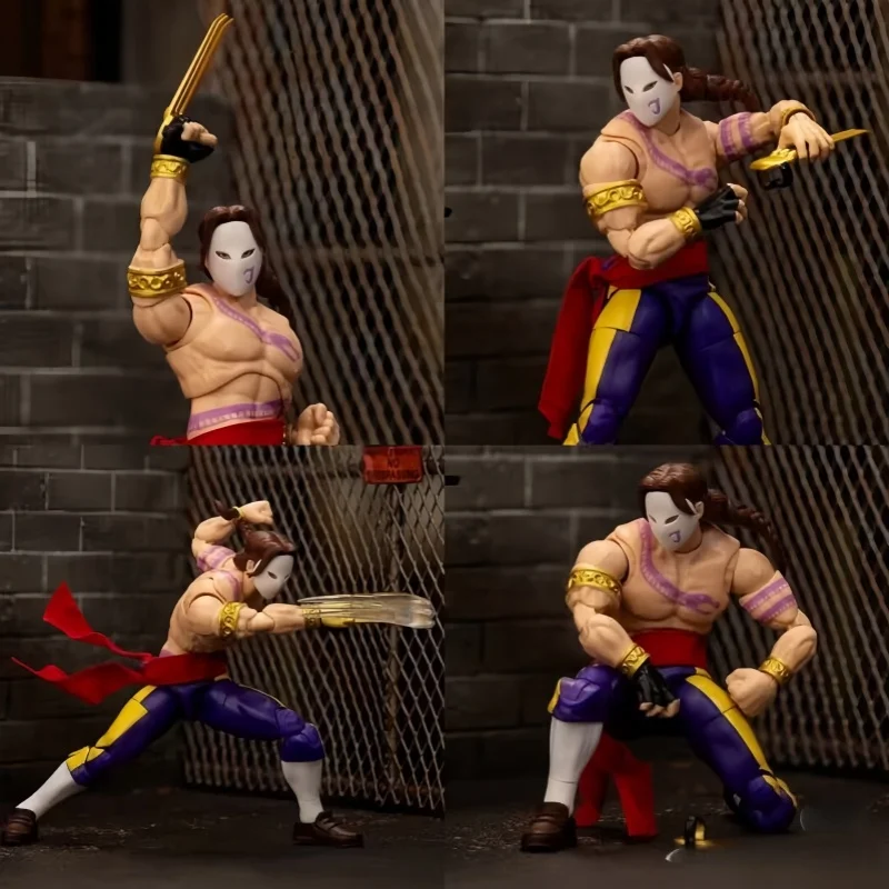 

In Stock Jada Toys 1/12 Street Fighter 4 Wave Baroque Sagat Blanca Action Figure Hand Model Toy Animation Collectible Boys Gift