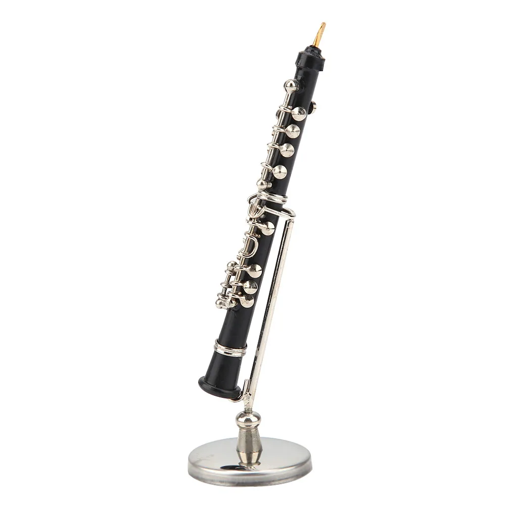 Mini Oboe Clarinet Model Musical Instrument Desktop Ornaments Display Home Decoration Gifts