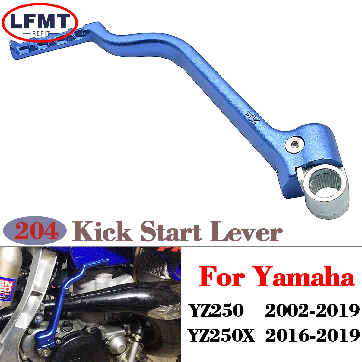 

For Yamaha YZ250 YZ250X YZ 250 YZ 250X YZ-250 YZ-250X Motorcycle Forged Kick Start Lever Pedal Levers 2010-2016 2017 2018 2019