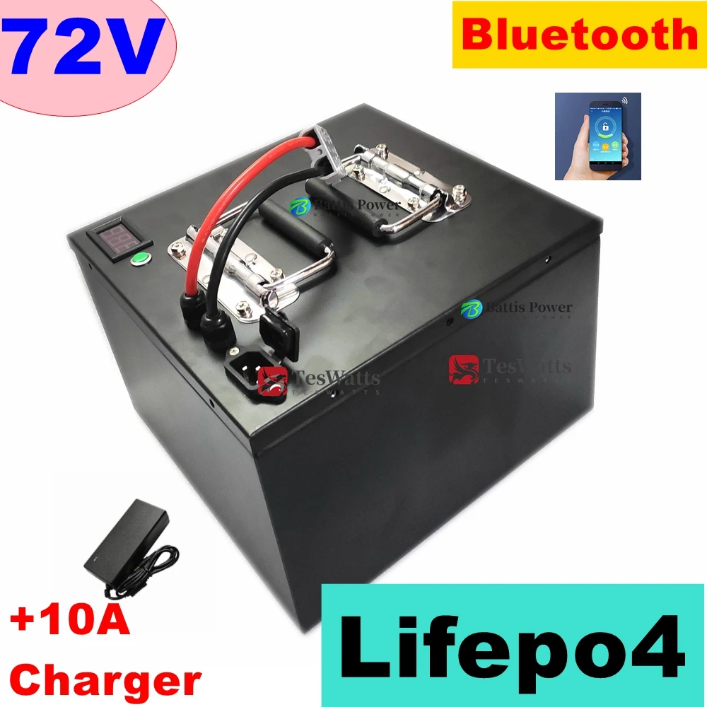 

LRKK72V 60AH 100AH LifePo4 Lithium Battery, Golf Cart, Electric Vehicle+10Charger