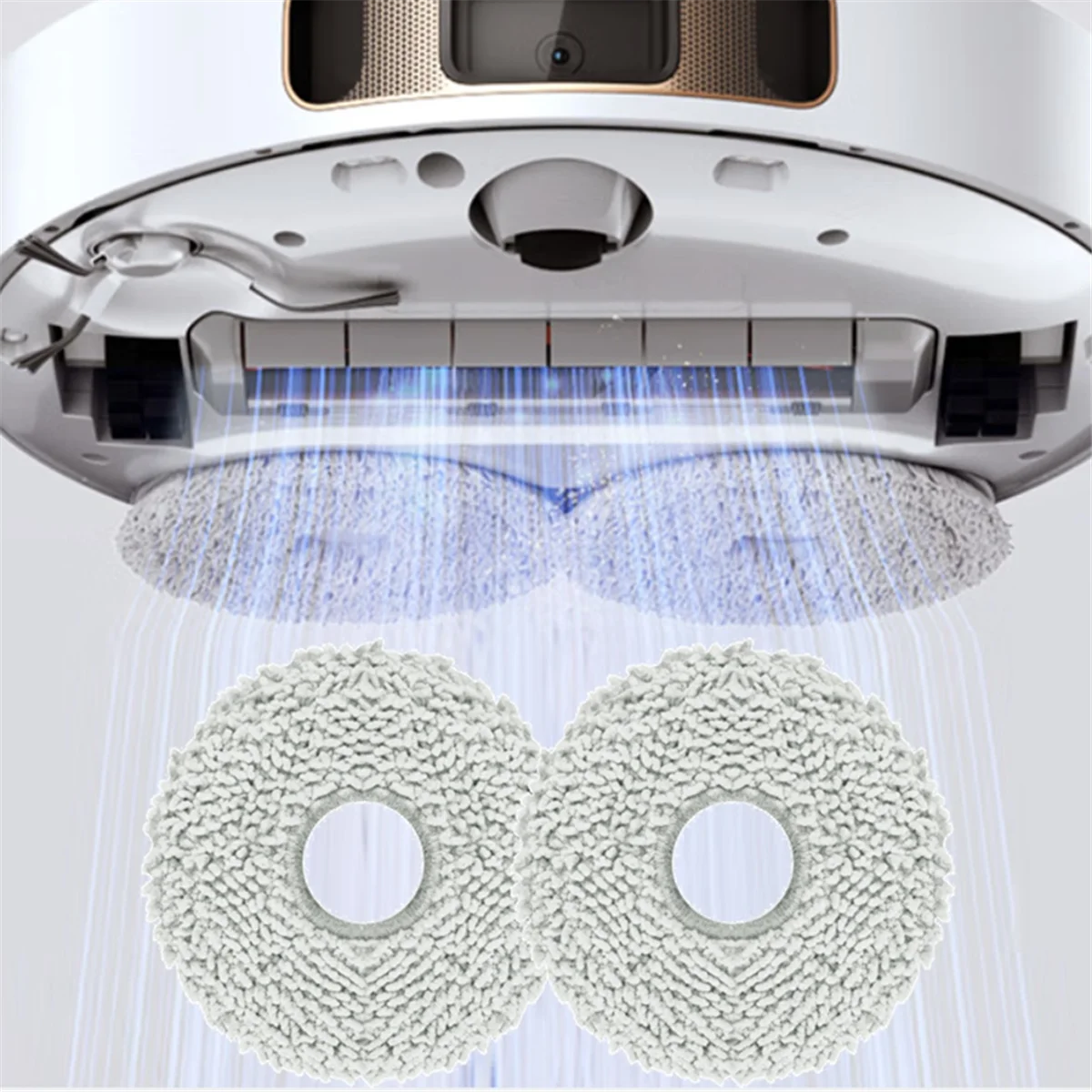 HOT 7PCS for Proscenic M9 Robot Vacuum Cleaner Replacement Spare Parts Main Side Brush Hepa Filter Mop Cloth Dust Bag