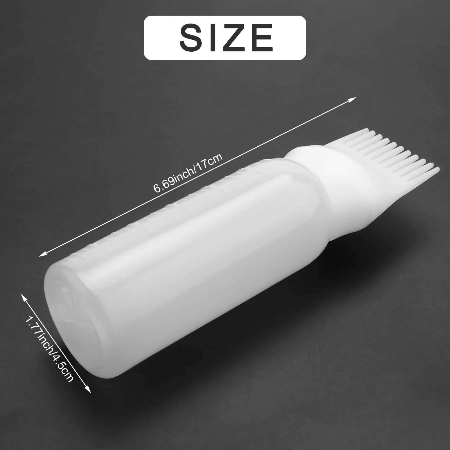 Botella de champú para teñir, peine de aceite, herramientas para el cabello, aplicador de tinte, botellas de cepillo, herramienta de peinado, coloración del cabello, 120ML