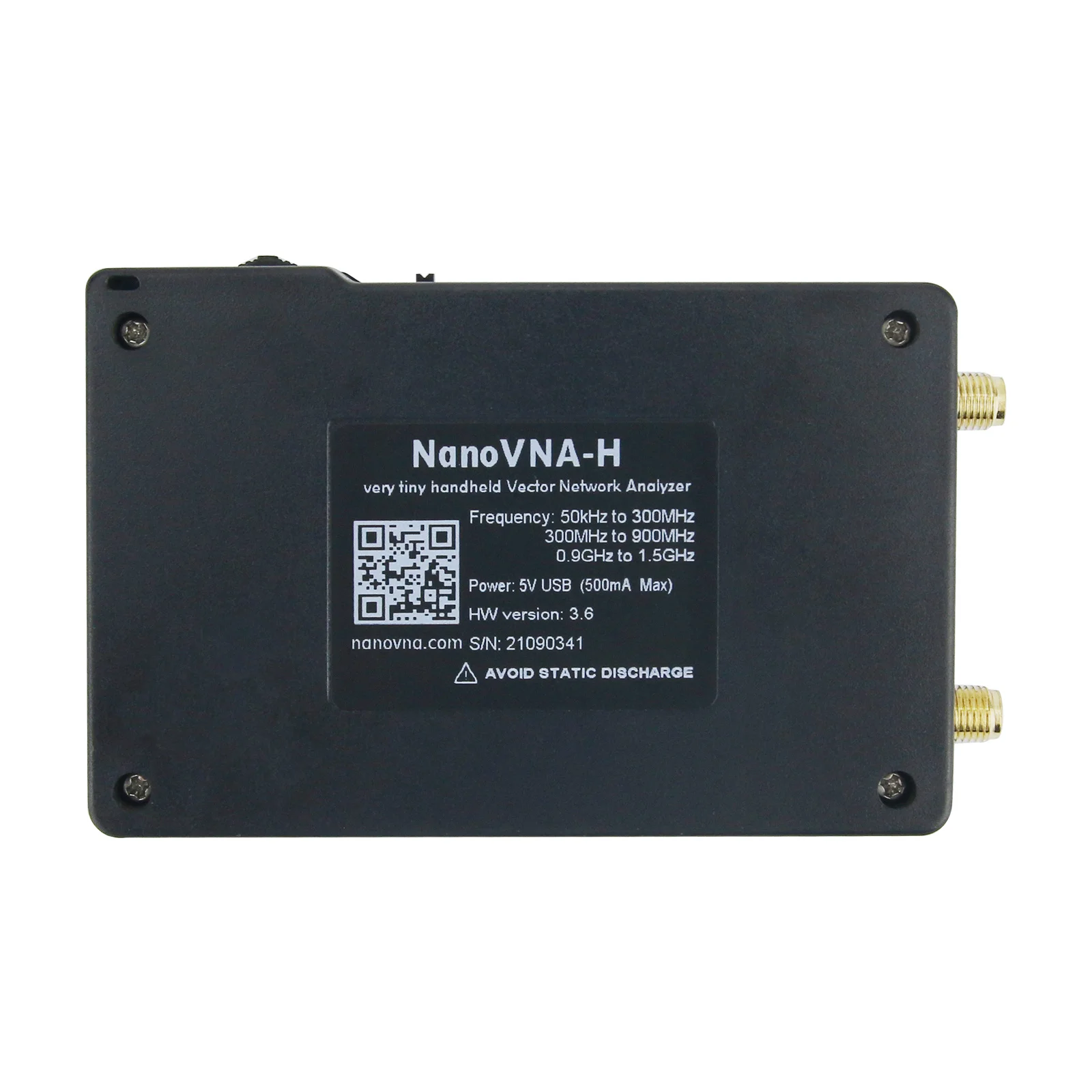 Nanovna-H NanoVNA 50KHz-1.5GHz Ultra-miniature Handheld Vector Network Analyzer MF HF VHF Antenna Analyzer With 2.8-inch TFT Dis