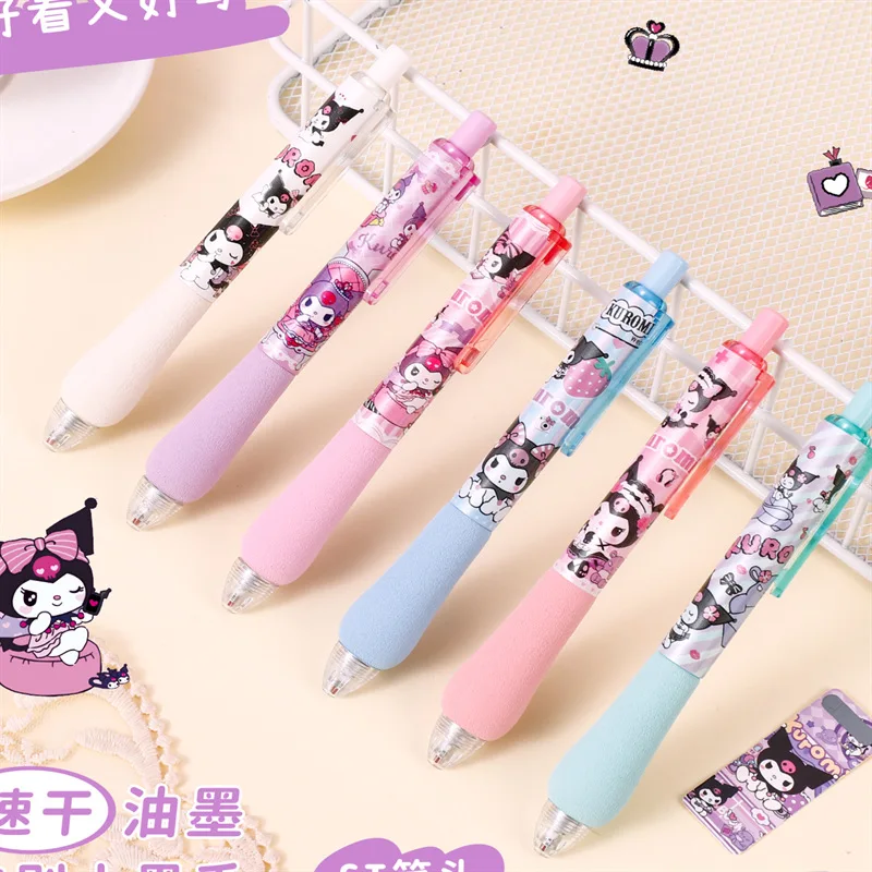 Cute Sanrio 0.5mm Kawaii Kuromi Cinnamoroll My Melody Mechanical Gel Ink Pens for Writing School Office Supplies Gift Stationery