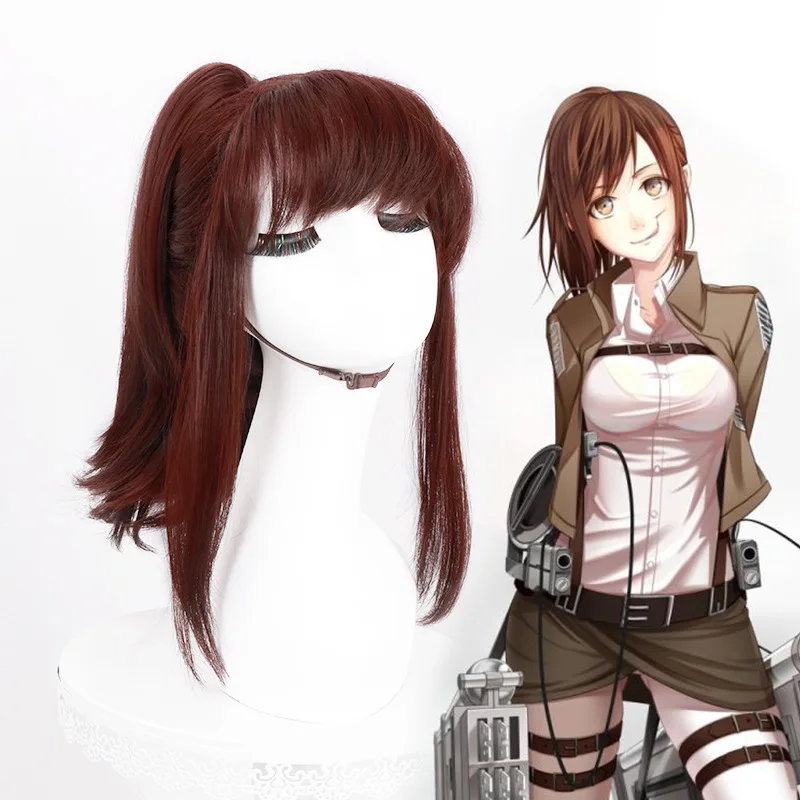 

Attack On Titan Sasha Braus Red Brown Anime Wig Cosplay Wig