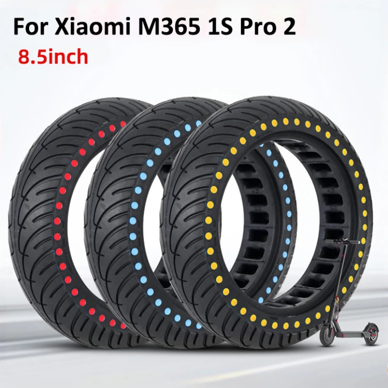 8.5 inch Electric Scooter Solid Tire Wheels For Xiaomi M365 Pro 1S MI 3 Honeycomb Shock Absorber Damping Durable Wheel