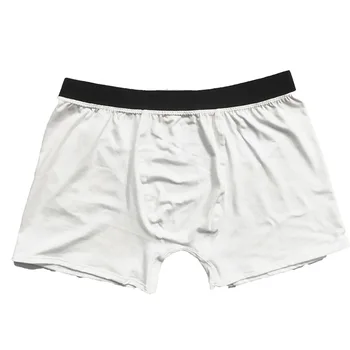 5 pçs sublimação diy branco em branco poliéster boxer briefs para o dia dos namorados e do dia dos pais tamanho S-2XL