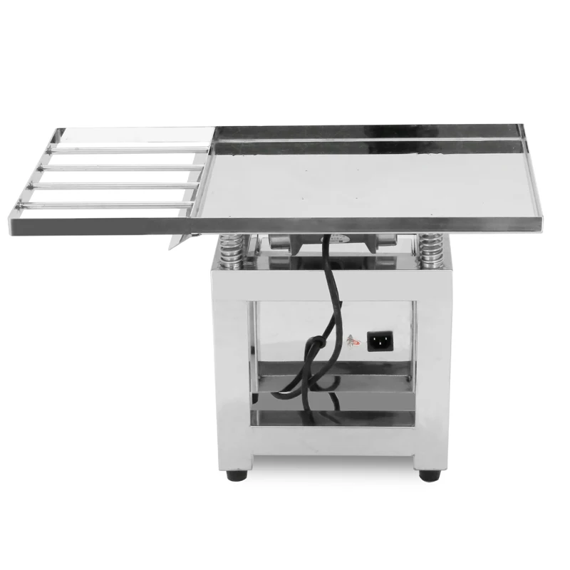 Vibrationstisch in Lebensmittelqualität für die Schokoladenproduktion |   Mischen und Entschäumen in Industriequalität