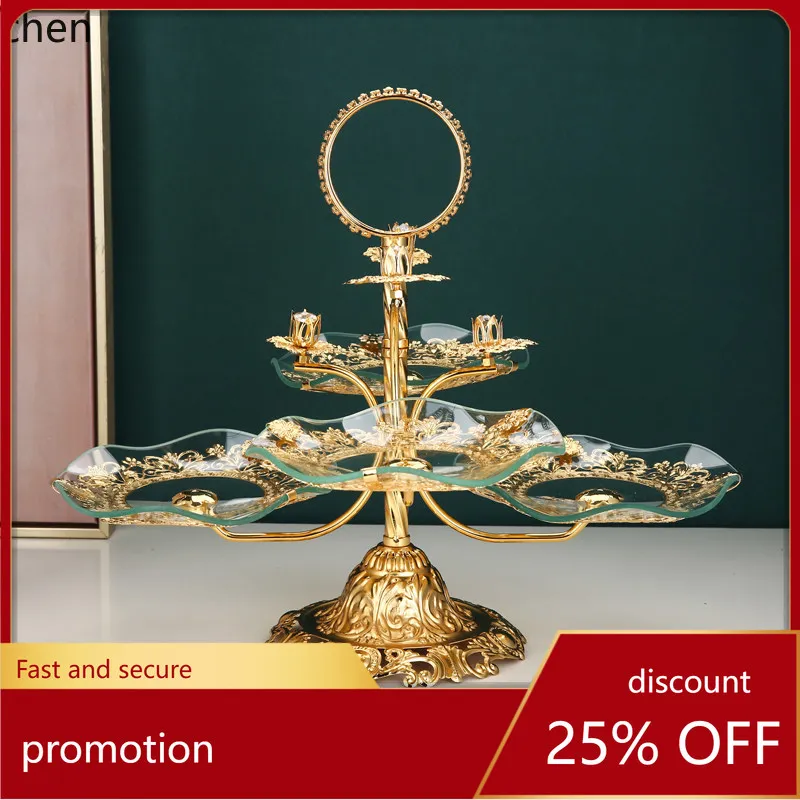 

YFY european-style fruit platter - home living room coffee table creative light luxury fruit bowl - hotel & club candy dish