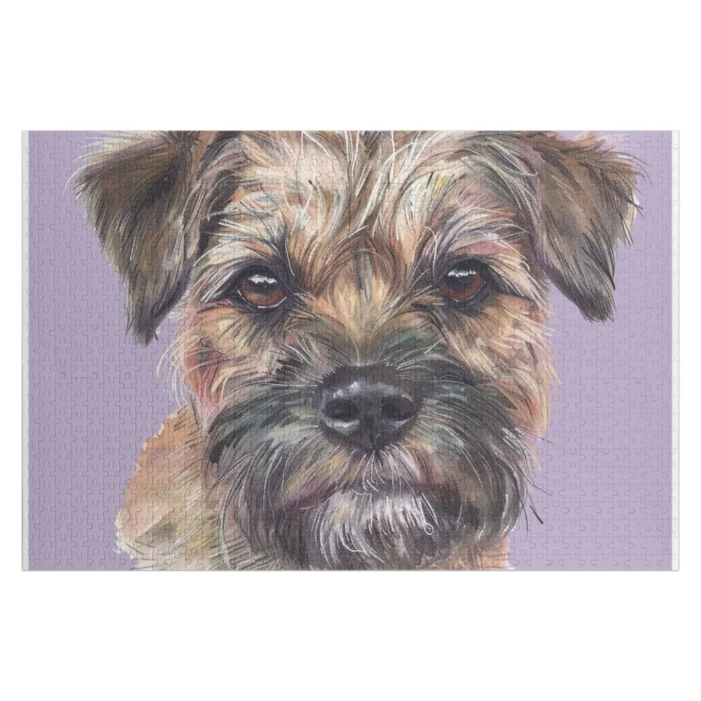 

Captivating Canine, Portrait of a Border Terrier Dog Jigsaw Puzzle Custom Gift Animal Jigsaw Custom Puzzle