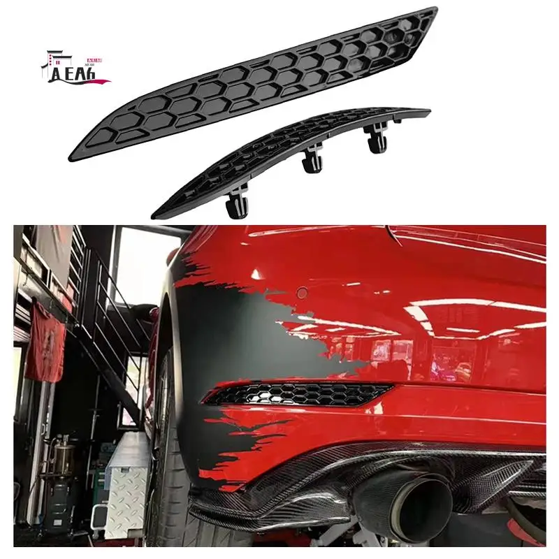 

AEA6-2 шт. сменная модифицированная глянцевая сотовая задняя крышка задней противотуманной фары, накладка, вставка, гарнир для гольфа 7,5 MK7.5