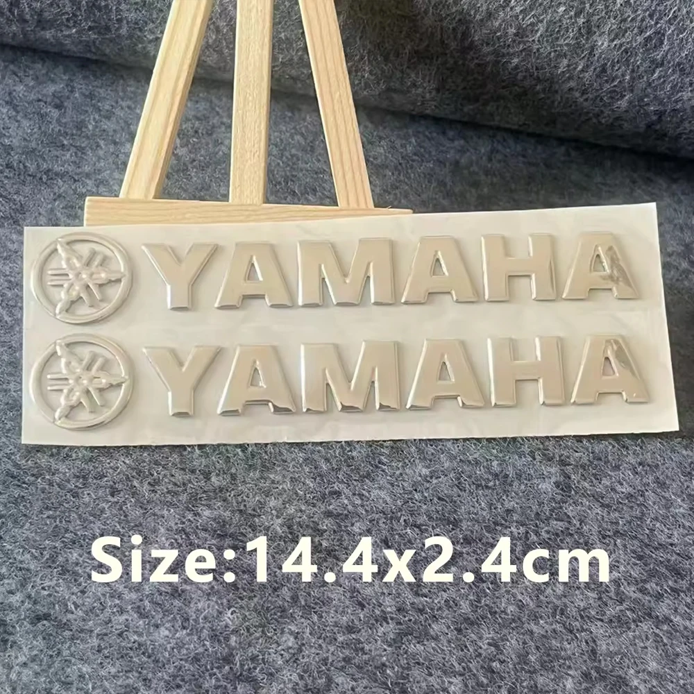 لياماها ملصق 3D شعار دراجة نارية ملصق مائي خزان شعار #3