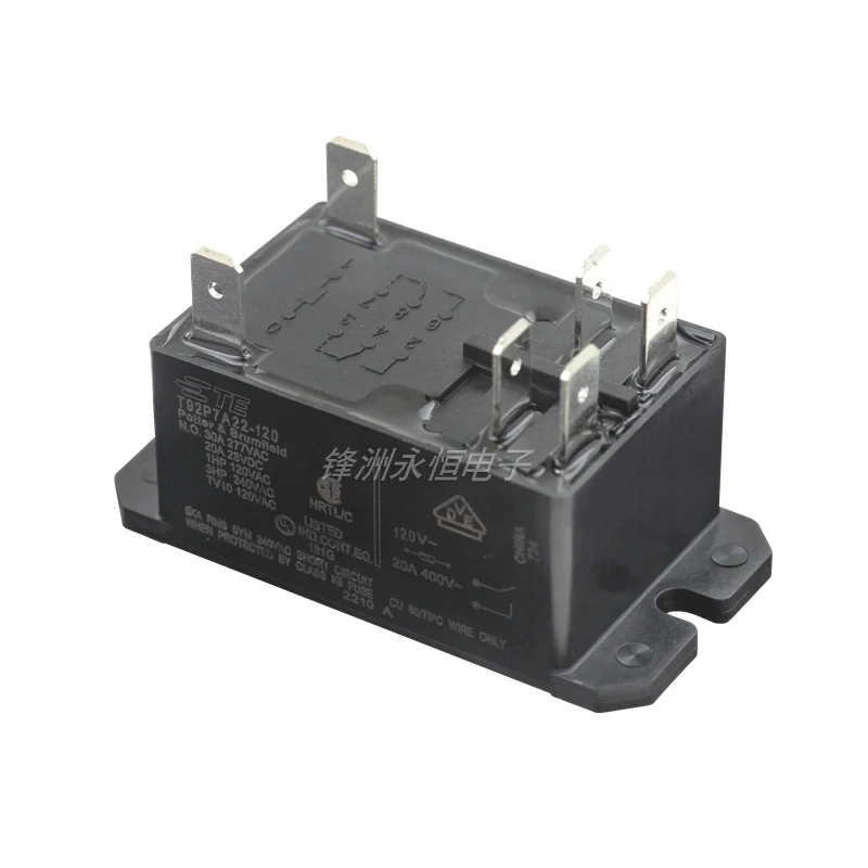 New Original Power Relay T92P7A22-120 T92P7A22-240 120VAC 240VAC 30A 6PIN General Purpose Relay DPST-NO (2 Form A) 12VDC