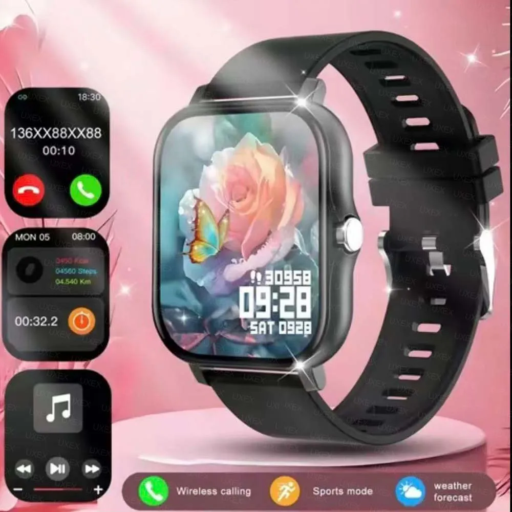 

Fashio Girl Ports Watches Bluetooth Call Fitness Clock Heart Monitor Smartwatch Music Playback 1.83'' Surprise Gift Watches Men