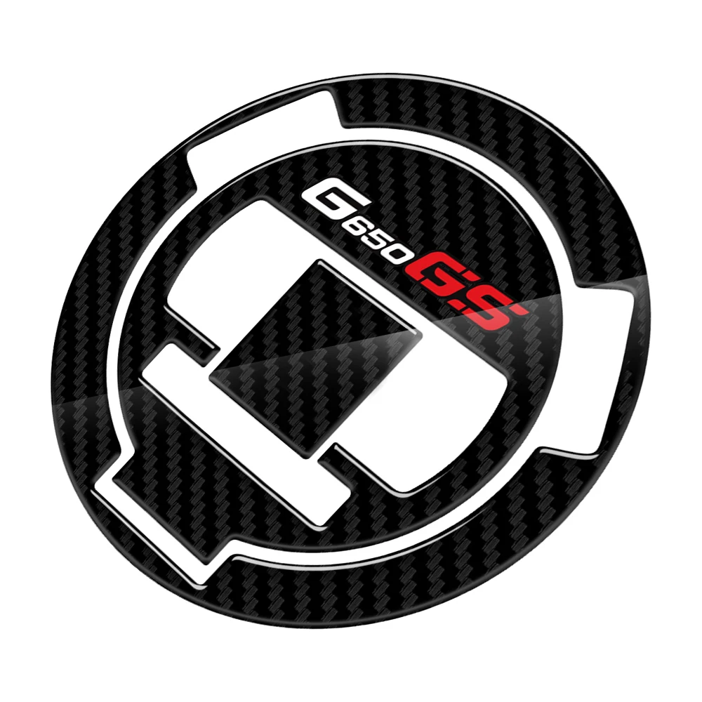 Carbon Fiber Motorcycle Fuel Tank Pad Cap Decals Gas Cap Sticker For BMW G650GS G650 GS G 650 GS