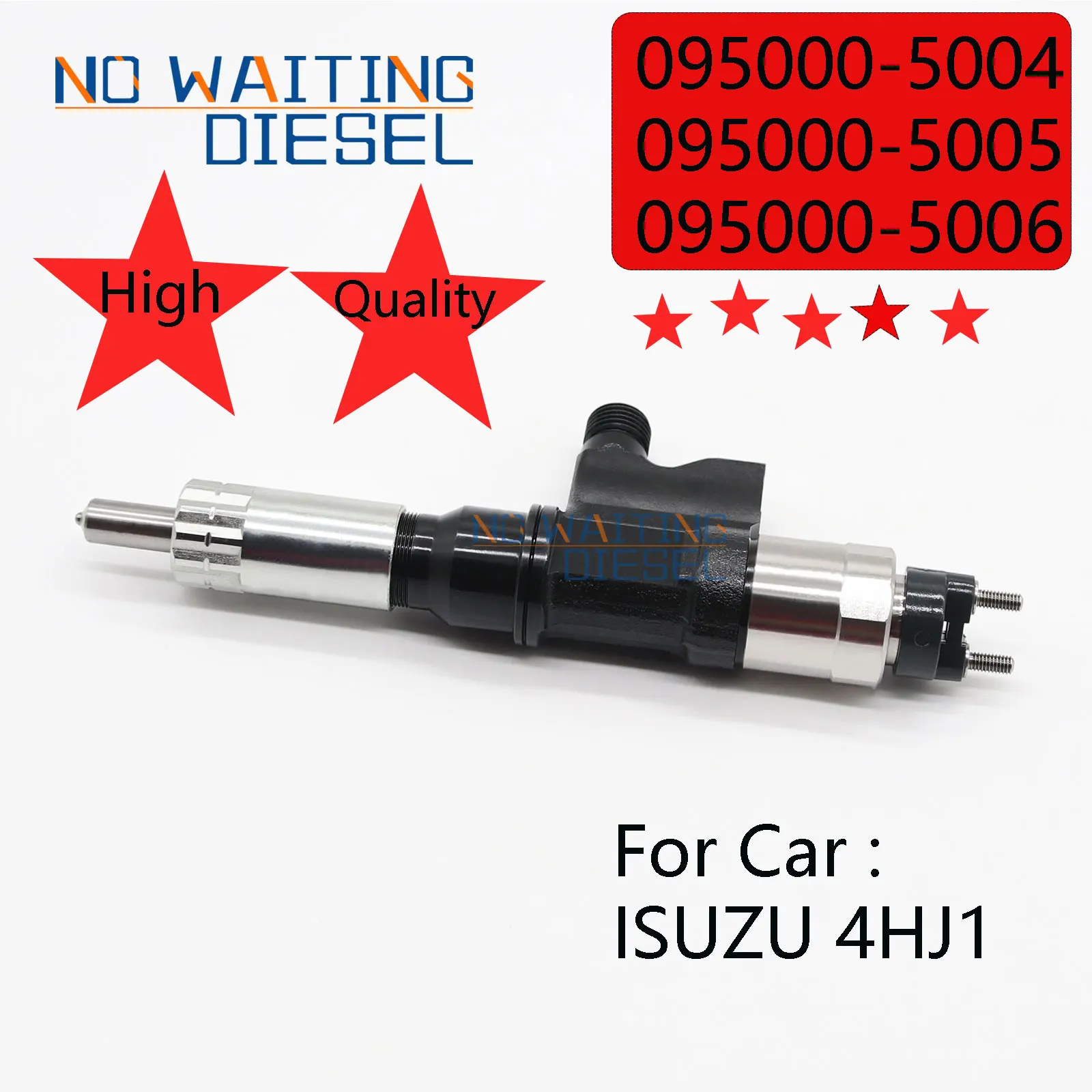 

095000-5005 095000-5006 095000-5004 Injector Part Numbers 0950005004 Common Rail Fuel Injection For ISUZU 4HJ1 8973060717