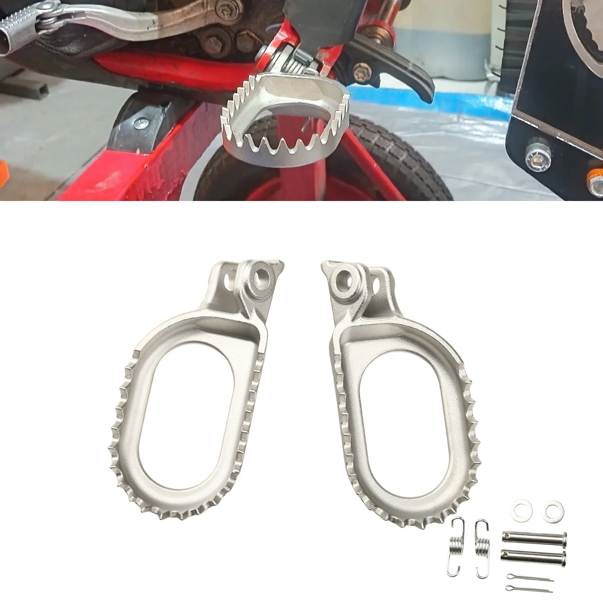 For Husqvarna TC65 TC85 TC125 TC250 FC250 FC350 FC450 FS450 TE FE150-501 701 Enduro Motorcycles Foot Rests Pegs Footrest Pedal