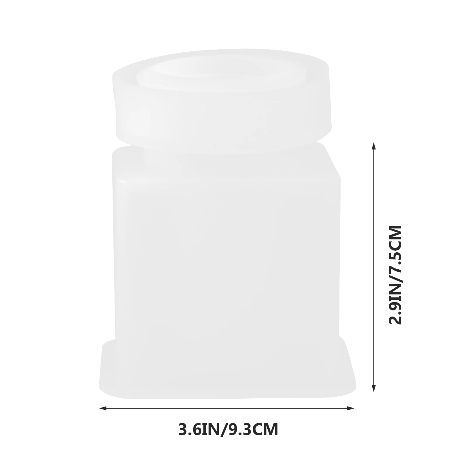 

1 Set Storage Box Casting Molds Transparent Durable Non-Stick Epoxy Resin Crafts Decor Desktop Organizer Diy Silicone Silicone