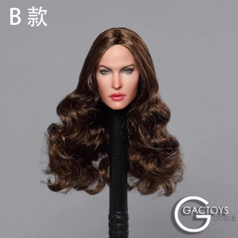 Экшн-фигурка GACTOYS GC029 для женщин знаменитостей из Европы, с коричневыми вьющимися волосами, подходит для тела 12 дюймов, масштаб 1/6