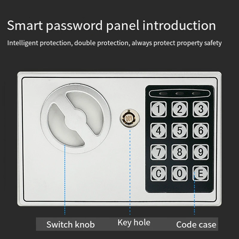 FULL-Digital Safe Box Safety Cash Safe Electronic Cabinet Safes Cash Box Wall Safe ,Money Box Wall Mounted For Office Hotel