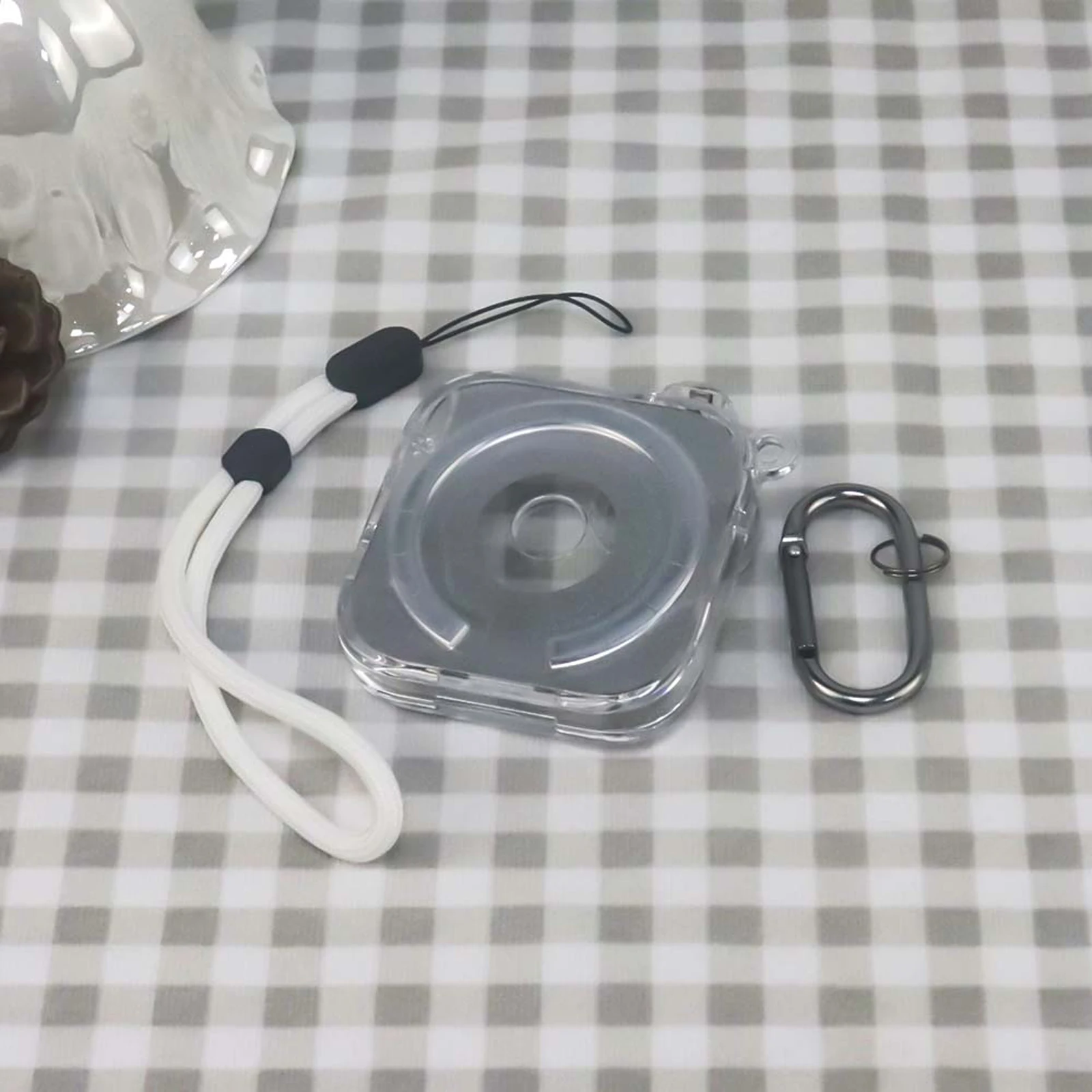 Transparent Cover For Anker Soundcore Work Voice Recorder Protective Case Shell Voice Recorder Recorder Case with Carabiner view 6