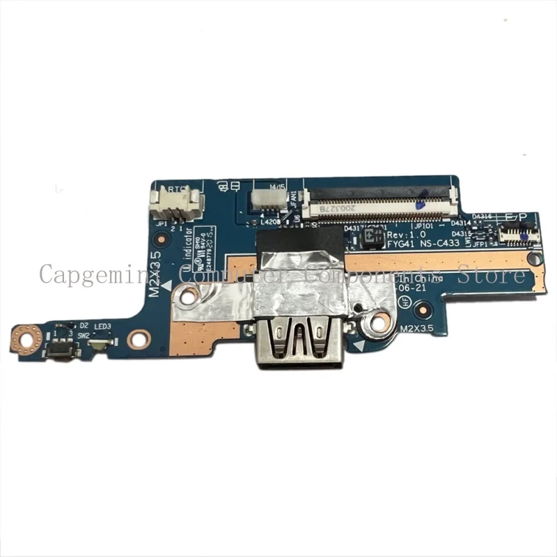 USB power button board for Lenovo Yoga C740-14IML 81tc 5c50s2499 3 NS-C433