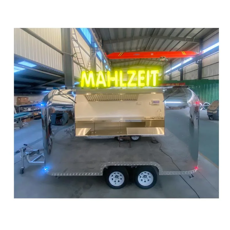Hanyi 13FT Food Trailer Mobile Bar Station Cocktail Food Trucks for Sale in Philippines with Wedding Sale