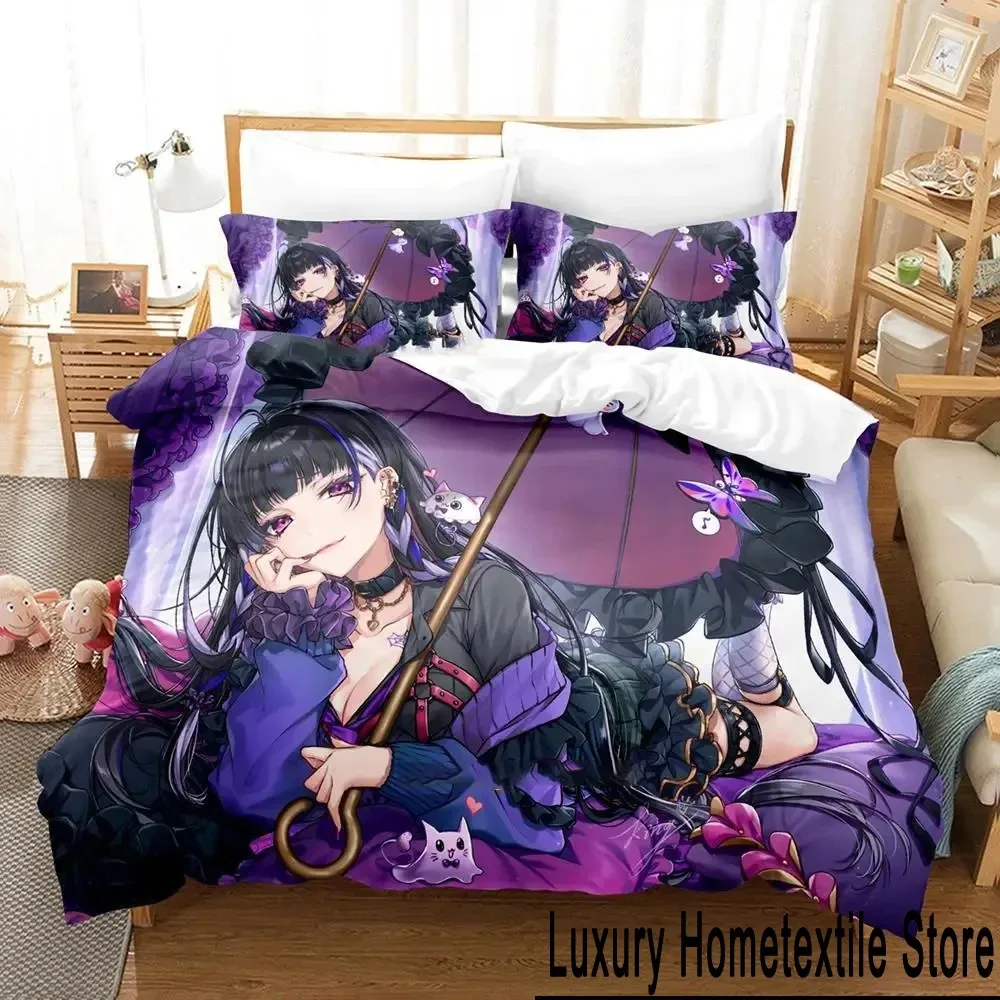 

3D Print Anime Meloco Kyoran Bedding Set Duvet Cover Bed Set Quilt Cover Pillowcase Comforter king Queen Size Boys Adult Bedding