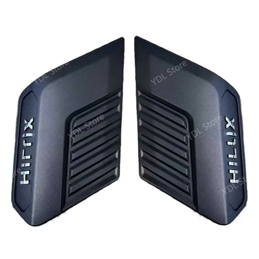 

1Pair Small Decoration Outlet Stickers Bonnect Scoop Cover For Hilux 2015-2025+ Car Air Flow Decorative Intake Hood Scoop Cover