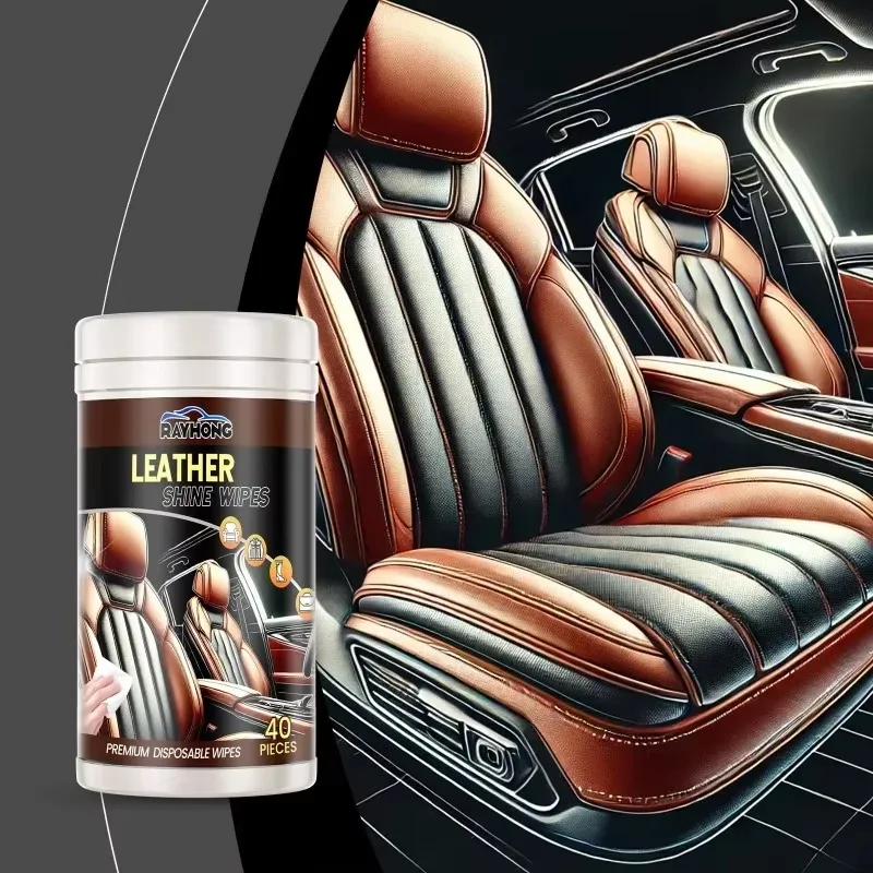 High Cost-effectiveness Specialized Cleaning Wipes for Cleaning Leather Automotive Leather and Easy-to-use Maintenance Wipes