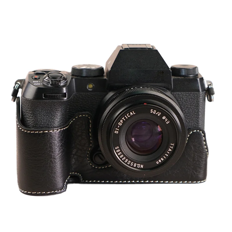 

Чехол для камеры ABGB, сумка для хранения камеры Fujifilm X-M5, защитный ремешок, базовая крышка, кожа в стиле ретро