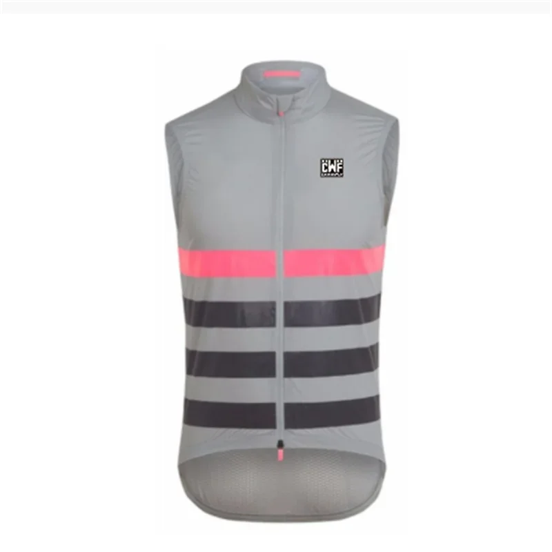 

Team Men Summer Cycling Jersey Vest Windproof Bicycle Vest Sleeveless Lightweight Breathable Bicycle Jersey