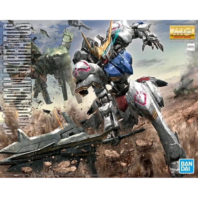 In Stock BANDAI ANIME Gundam MG 1/100 ASW-G-08 GUNDAM BARBATOS Assembly Plastic Model Kit Action Toys Figures Gift