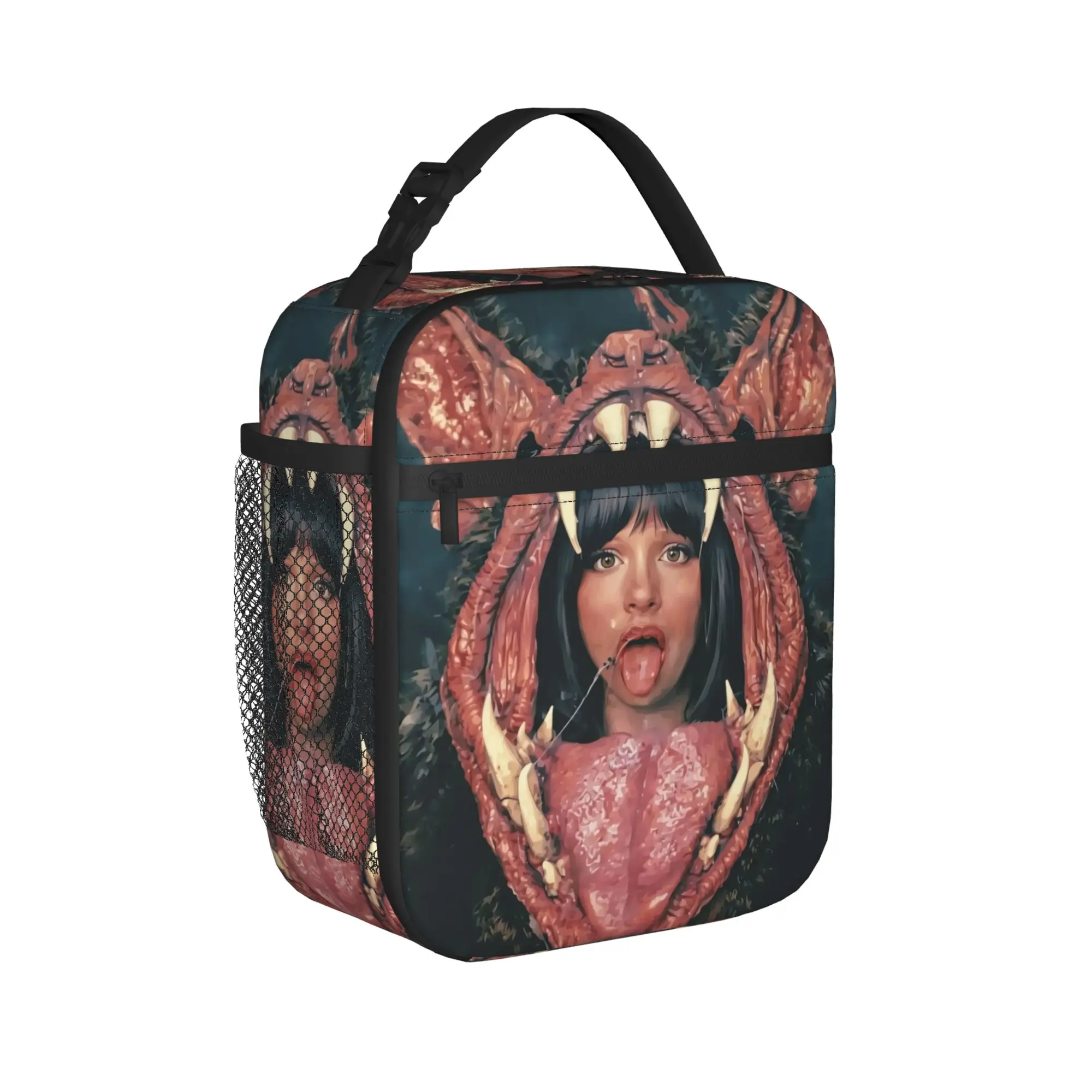 Melanies Martinezs   Lunch Bag  Leisure Lunch Box Travel Portable Thermal Tote Handbags For Child Oxford Print Cooler Bag
