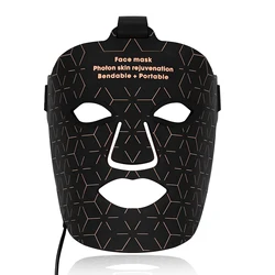 2024 Sunsred home use mask led light therapy red light  led mask silicone facial led mask