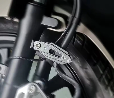 

Refitted Motorcycle Instrument Wire Storage Bracket Wire Harness Aluminum Decorative Clip