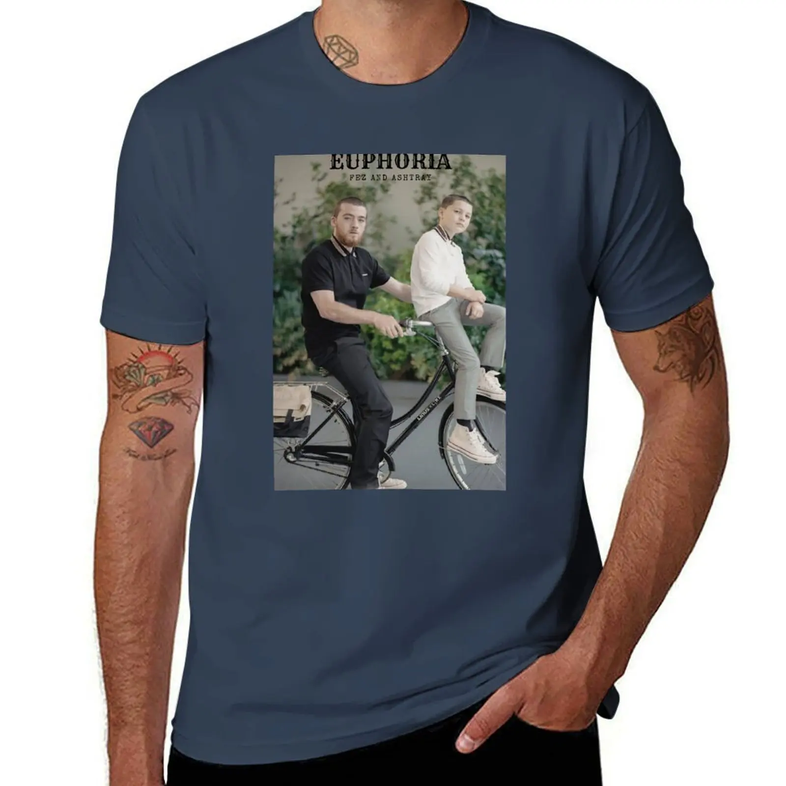 

Футболка Fez And Ashtray, Euphoria 2, мужские хлопковые забавные футболки, мужская футболка