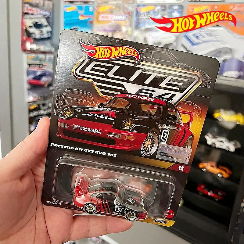 

Коллекционная модель автомобиля Hot Wheels Elite 64 1967 Ferrari 330 P4, масштаб 1/64, литая, красная версия, в наличии