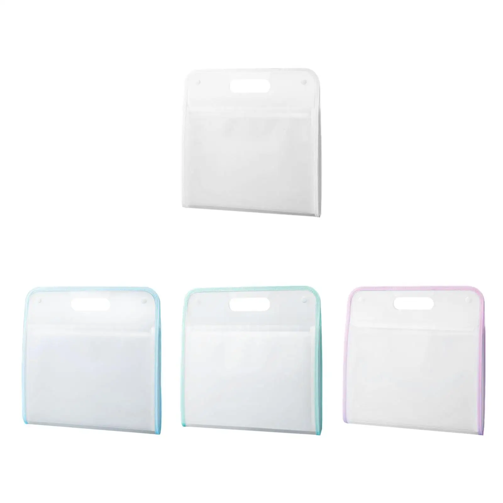 Portable A4 File Folder Waterproof Accordion File Organizer for Travel Home