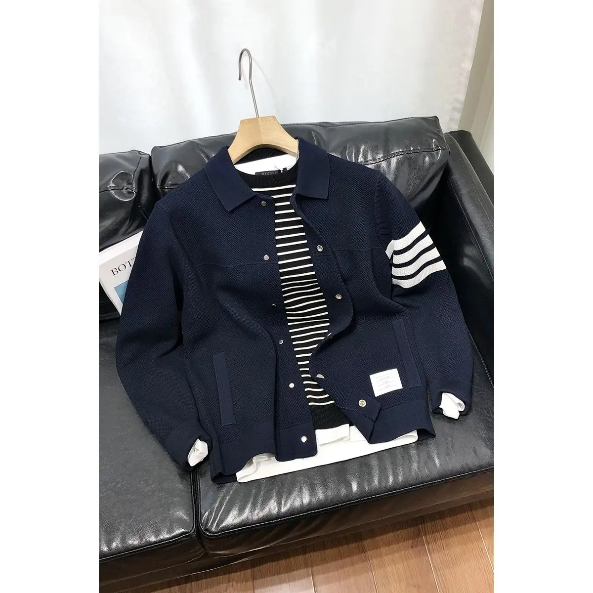 Men's jackets spring and autumn new slim-fit trendy autumn clothes sweater autumn cardigan