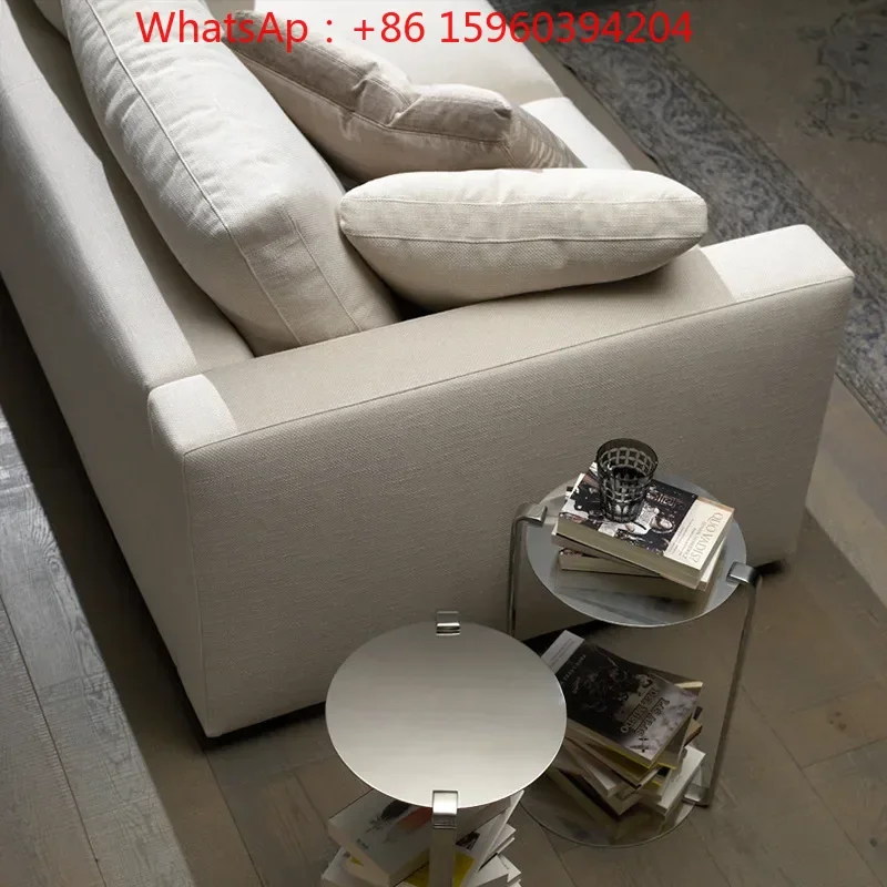 Fabric sofa living room simple modern Nordic fashionable small and medium-sized apartment model room bedroom three-person sofa