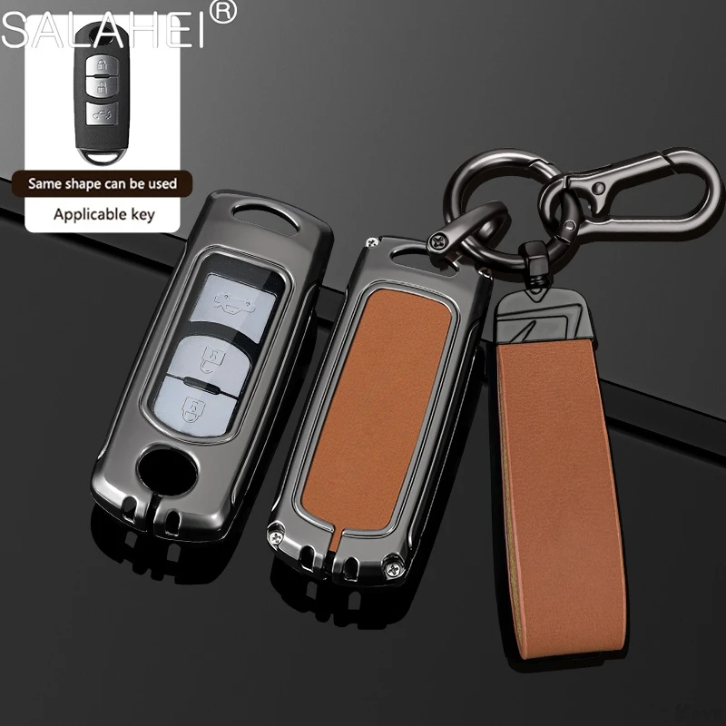 2/3 BTN Car Key Case Cover Protected Shell For Mazda 2 3 6 Atenza Axela Demio CX-5 CX5 CX-3 CX7 CX-9 2015 2016 2017 2018 2019
