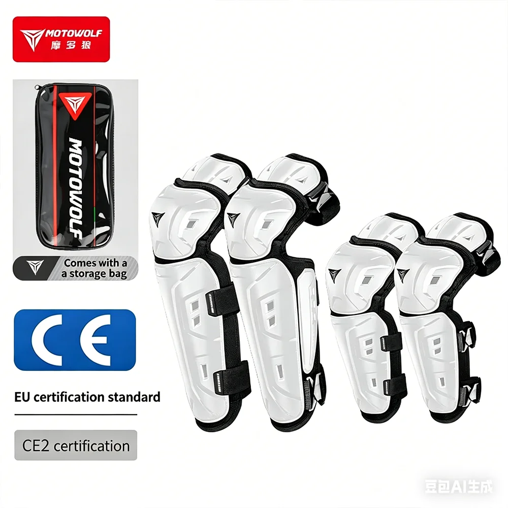 motorcycle-riding-protection-gear-quick-release-buckle-long-knee-pads-elbow-pads-for-outdoor-off-road-racing
