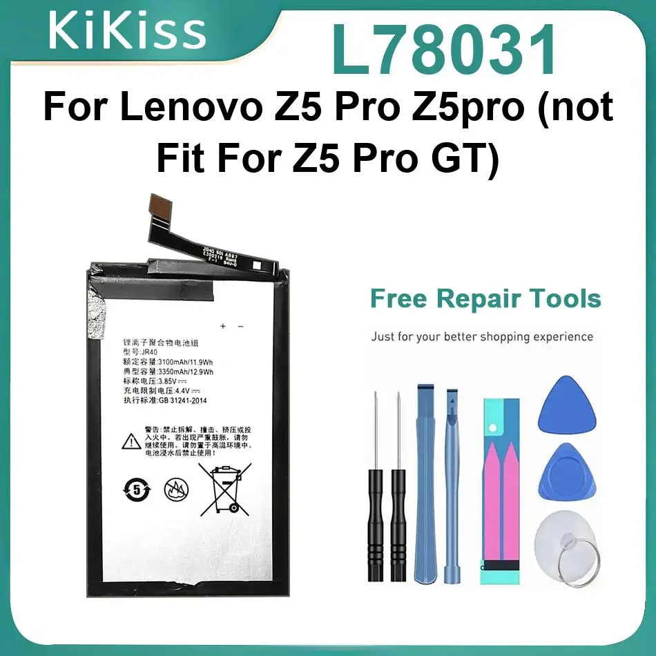 

Аккумулятор для мобильного телефона L78031 для Lenovo Z5 Pro, не подходит для GT, новые батареи